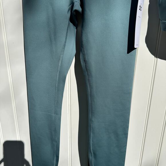 Alo Yoga Airlift Intrigue Bra High-Waist Airlift Leggings Teal Agate Small NWT - Picture 15 of 16